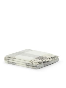 LANEROSSI - PLAID ISEO CHECK CM 130X170 GRIGIO