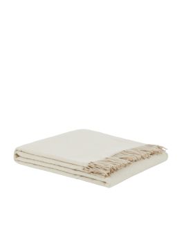 LANEROSSI - PLAID ISIDE 130X170CM BEIGE