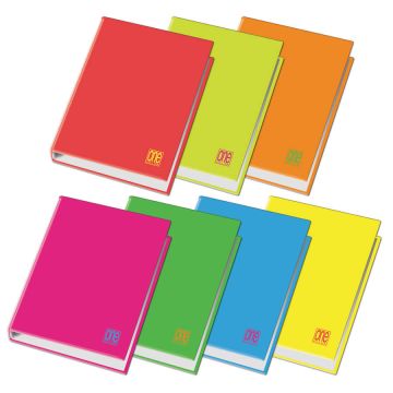 ONE COLOR - RACCOGLITORI AD ANELLI FLUO 26X32 CM ASSORTITO