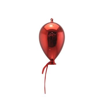 DECORAZIONE DA APPENDERE PALLONCINO LUCIDO ROSSO H. 30CM