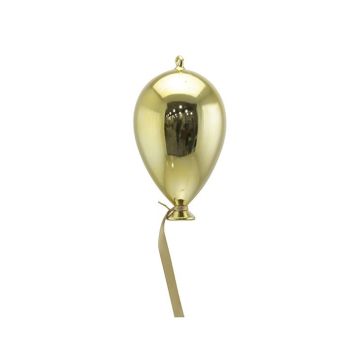 DECORAZIONE DA APPENDERE PALLONCINO LUCIDO ORO H. 30CM