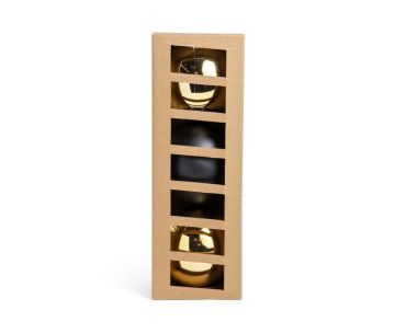 CONFEZIONE CON 3 PALLINE DI NATALE IN PLASTICA DIAM. 10CM ORO E NERO