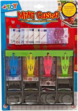 BANCONOTE EURO CON MONETE/CASSA