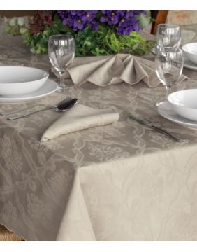 TOVAGLIA LONDRA IN FIANDRA CM 140X220 PANNA CON RICAMO