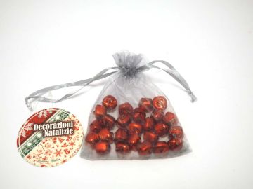 SACCHETTO ORGANZA C/25 SONAGLI D1.5CM