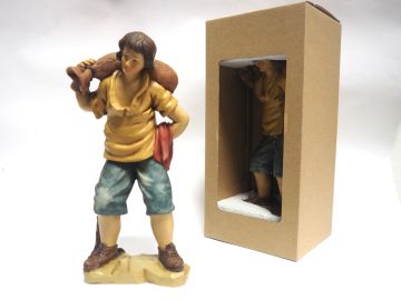 PASTORE CON SACCO 25CM