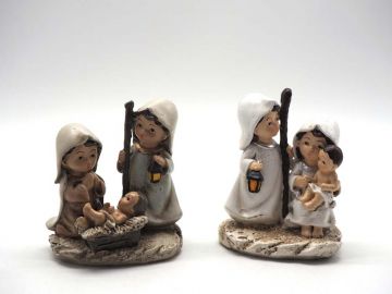 NATIVITA' BAMBINI PICCOLI H 9,5X7,5X5 CM
