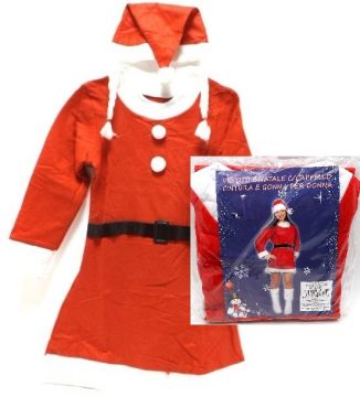 VESTITO BABBO NATALE DA DONNA