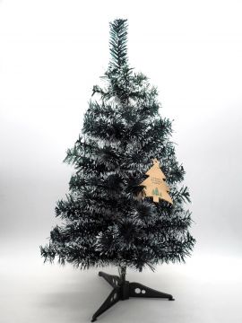 ALBERO H 60CM 100TIPS BASE PLASTICA CON NEVE