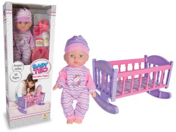 BABY TEO - BEBE CON CULLA E ACCESSORI