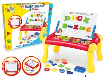 PLASTIART - LAVAGNA/TAVOLINO 2 IN 1