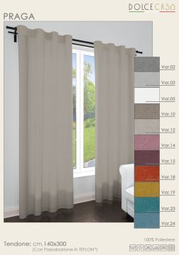 TENDA PRAGA IN POLIESTERE 140X295CM VAR. 03