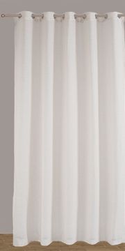TENDA CON ANELLI BAKU IN POLIESTERE PERLA 180X290CM V.04