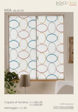 COPPIA TENDA MIA IN POLIESTERE 60X150CM V. M12202