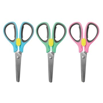 LEBEZ - FORBICI SICUREZZA H 13CM LAMA METALLO ASSORTITO
