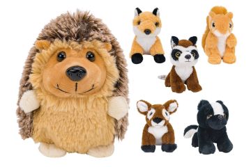 PELUCHE ANIMALI DEL BOSCO H 18CM ASSORTITO
