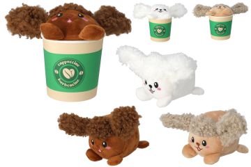 PELUX BARBONCINO CAPPUCCINO 12X11X14CM ASSORTITO