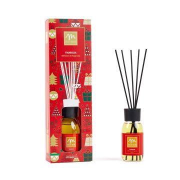 DIFFSORE DI ESSENZA 125ML CON BACCHETTI COTONE VANIGLIA