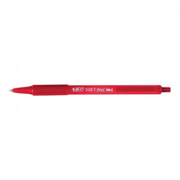 PENNA A SFERA A SCATTO SOFT GRIP ROSSA