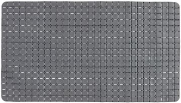 TAPPETO ANTISCIVOLO IN PVC MOSAICO GRIGIO 40X70CM