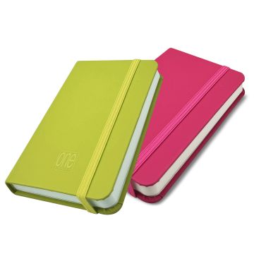 ONE COLOR - NOTEBOOK HARD 9X14 CM A6 RIGHE ASSORTITO