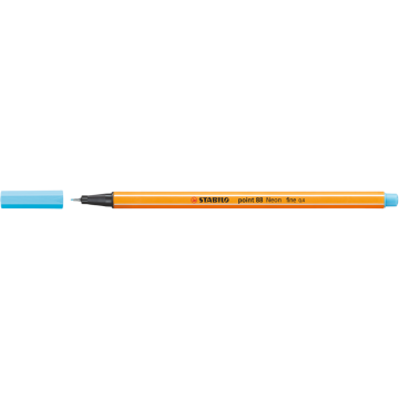 STABILO - FINELINER POINT 88 AZZURRO FLUORESCENTE