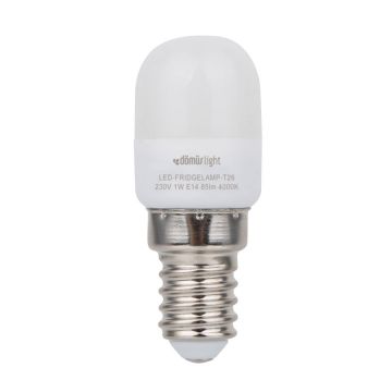 LAMPADINA LED FRIGO T26 1W E14 4000K LUCE MEDIA