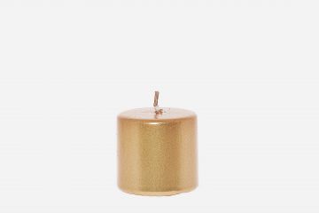 CANDELA PILLAR LUCID H 7 D 8CM ORO