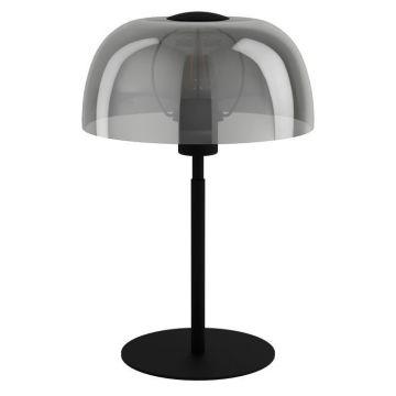 LAMPADA DA TAVOLO SOLO 2 NERA  H. 41,5CM - 1X40W E27