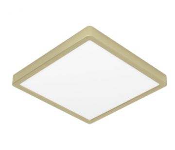 PLAFONIERA LED FUEVA 5 ORO 28,5X28,5CM - 2400ml 3000K  20.5W