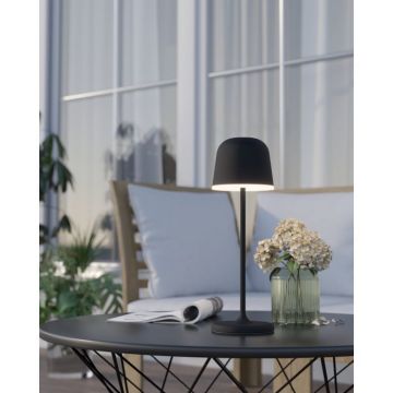 LAMPADA DA TAVOLO MANNERA NERO 11X34CM - 2.2W 3000K 200lm