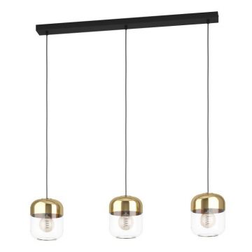 LAMPADARIO MARYVILLA BRONZE 87CM - 3X40W E27