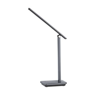 LAMPADA DA TAVOLO A LED INIESTA GRIGIA H. 35CM - 3.6W 360lm  2700-6000W