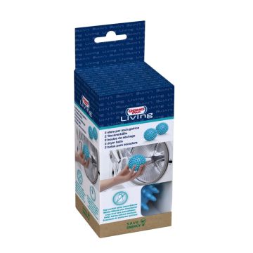 SET 2 PALLE PER ASCIUGATRICE IN PLASTICA DIAM. 7CM