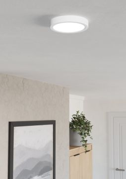 PLAFONIERA A LED FUEVA 6 BIANCO 16.6X2.5CM - 7.5W 2700/4000/6500K 1000lm