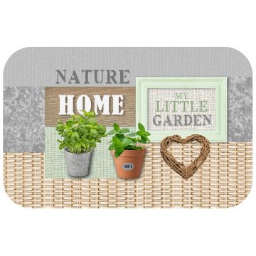 TOVAGLIETTA IN POLIPROPILENE OPACO "NATURE HOME MY LITTLE GARDEN" 28.5X44CM