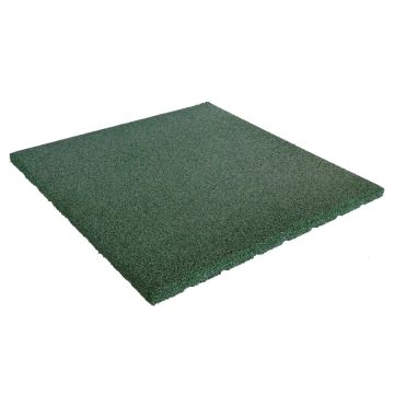 PIASTRELLA DA ESTERNO AD INCASTRO IN GOMMA NATURALE CM 50X50 VERDE