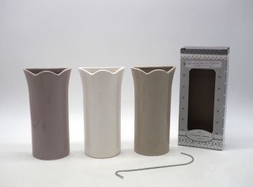 EVAPORATORE VASETTO H 17.5X9X4CM CON BORDO ONDULATO