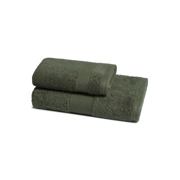 ZUCCHI - COMPLETO SPUGNA BAGNO 1+1 FORESTA 40X60/60X110CM 100% COTONE