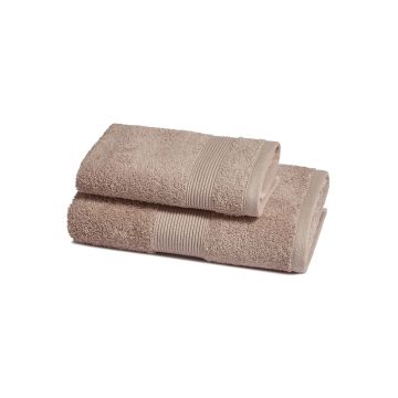 ZUCCHI - COMPLETO SPUGNA BAGNO 1+1 ORZO 40X60/60X110CM 100% COTONE