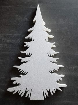 ALBERO CON RAMI TONDI IN POLISTIROLO 57X3CM H. 90CM