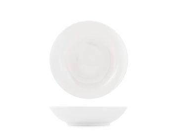 PIATTO FONDO CAPITAL IN PORCELLANA NEW BONE CHINA BIANCO DIAM. 19CM