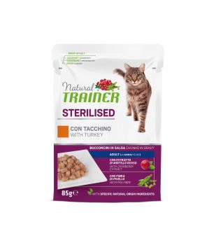 NAT CAT ADULT UMIDO SPECIALITA' STERILISED TACCHINO GR 85