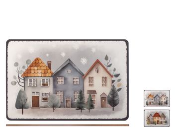 TOVAGLIETTA IN SUGHERO DEC. CASE 43X28CM