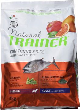 NATURAL TRAINER DOG ADULTO MEDIUM TONNO KG 3