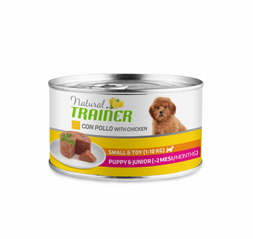 NATURAL TRAINER PUPPY&JUNIOR SMALL & TOY MANZO KG 0.15 UMIDO