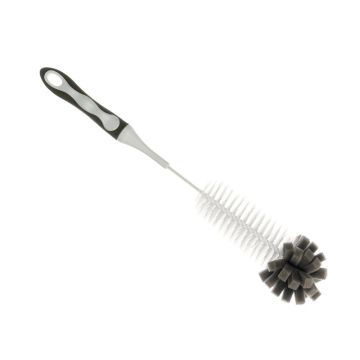 LAVABOTTIGLIE CON MANICO IN SILICONE GRIGIO 39CM