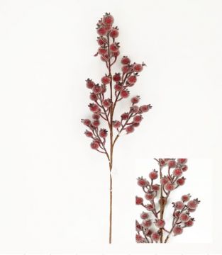 PICK CON BACCHE ROSSE INNEVATE H. 66CM