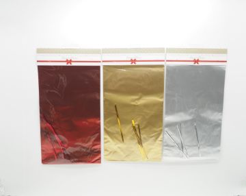 SET 4 BUSTE OPACHE CON CHIUSURA ADESIVA 18X30CM ASSORTITO