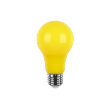 LAMPADA CLASSICA A LED 230V 5W E27 GIALLA